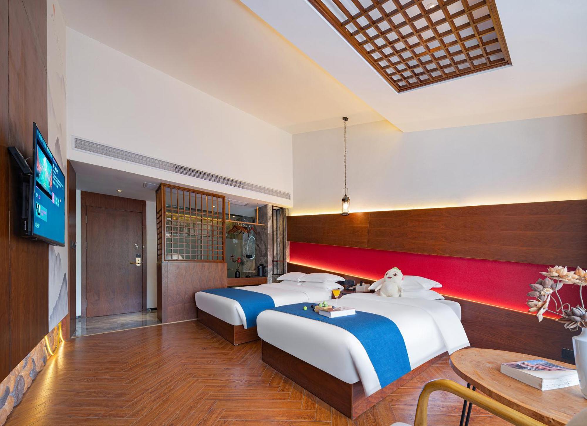 Hotel 張家界武陵源北岸輕奢客棧 森林公園店 Zhangjiajie Zewnętrze zdjęcie