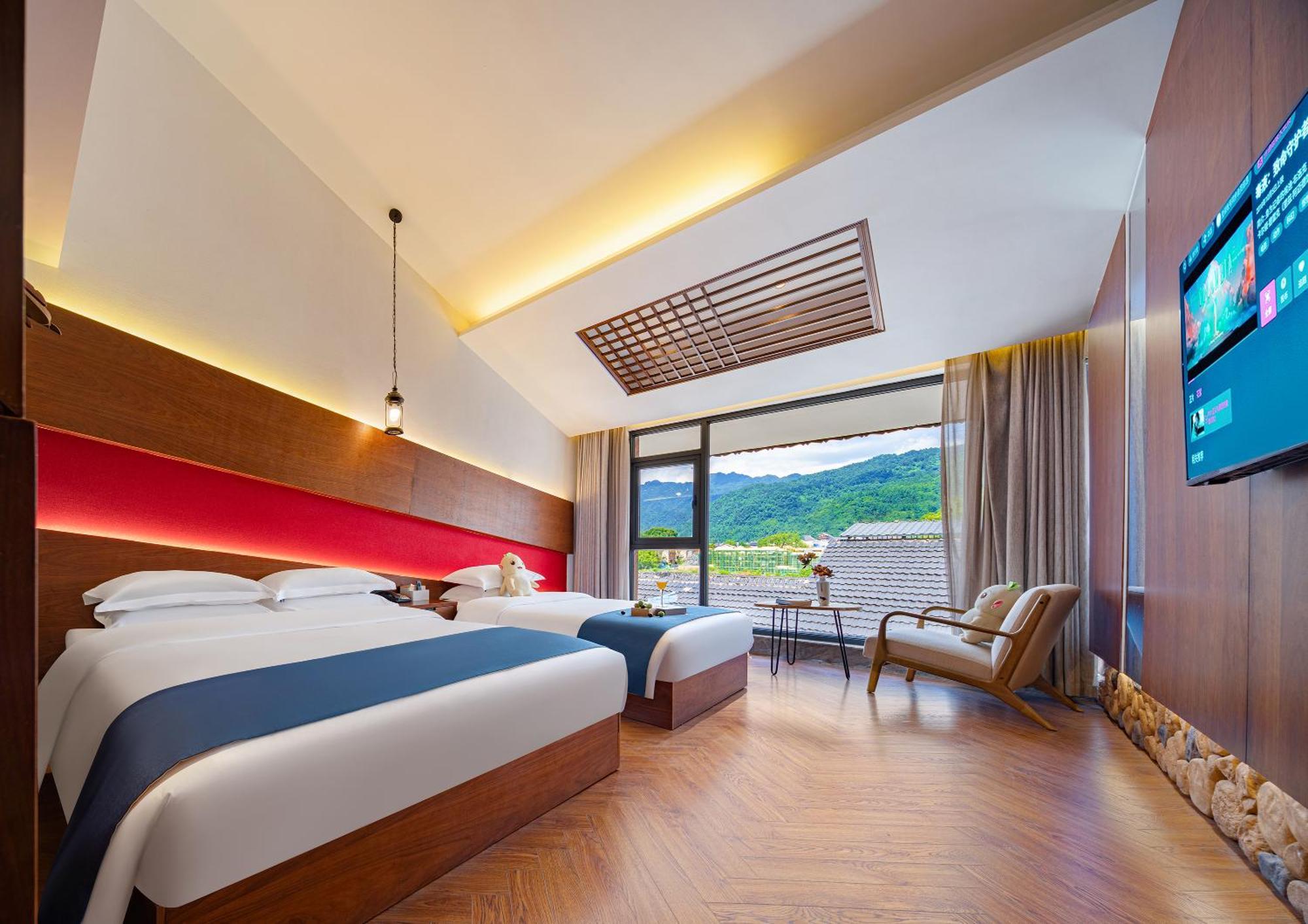 Hotel 張家界武陵源北岸輕奢客棧 森林公園店 Zhangjiajie Zewnętrze zdjęcie